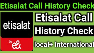 How do I check my Etisalat Call history? Sms Recharge data history Check etisalat screenshot 4