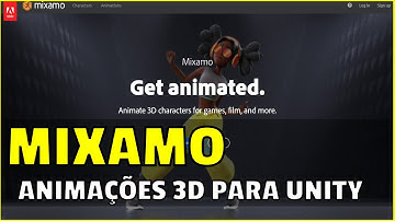Como Importar Personagens e Animações 3D da MIXAMO para UNITY - Tutorial Unity 3D