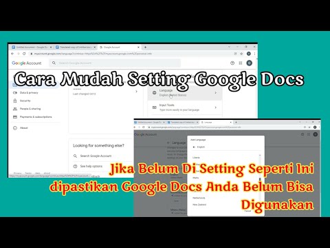 Video: Bagaimanakah anda membuat menu dalam Dokumen Google?