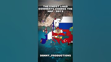the 2 most liked comments change the Europe map #shorts #geography #countries #history #edit
