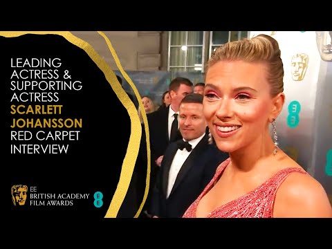 Scarlett Johansson's Red Carpet Interview | EE BAFTA Film Awards 2020