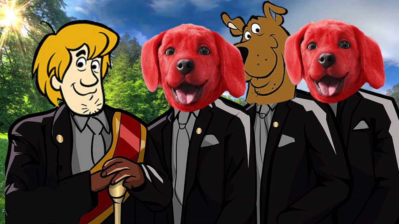 Scoob & Clifford the Big Red Dog & Turning Red Coffin Dance Meme