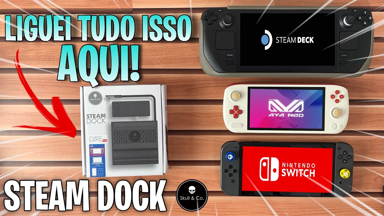 SteamDock: A versatile and compact dock for Steam Deck/ROG Ally and ot –  Skull & Co. Gaming