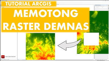 Tutorial ArcGIS - Memotong Raster DEMNAS