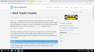 Home Assistant - IKEA Trådfri setup fra start