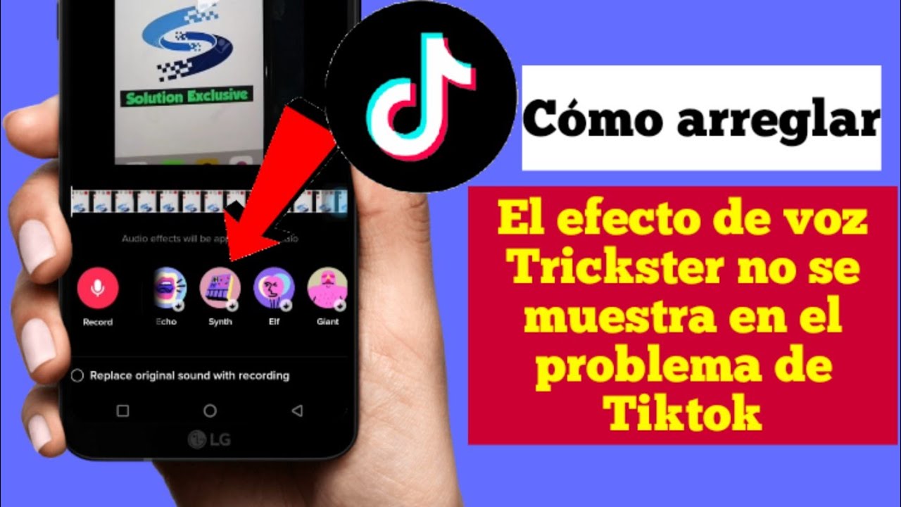 Cómo arreglar el efecto de voz de Tiktok que no se muestra .el efecto