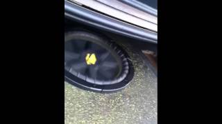 2 10 inch kicker comp 1000 watt insignia amp