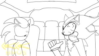 [Animatic] D&W Car scene but with Sonic and Shadow