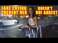 Bodycam DUI Arrest - Fake Crying Can't Stop Woman From Getting Arrested for DUI