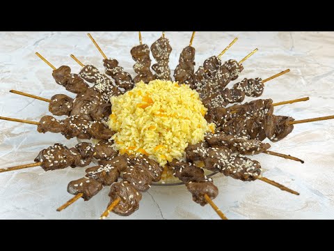 КУРИНЫЕ СЕРДЕЧКИ. Готовим быстро, получается очень вкусно. Рецепт мини шашлычков из сердечек.