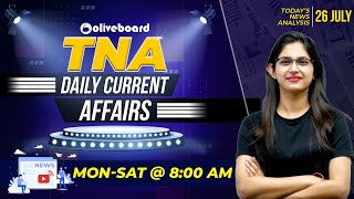 Oliveboard TNA: Jul 26 2021 | Daily News Analysis Simplified | Daily Current Affairs Oliveboard TNA: Jul 26 2021 | Daily News Analysis Simplified | Daily Current Affairs