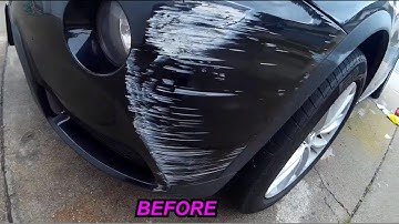 Car scratch and scuff removed with WD40 and magic eraser!