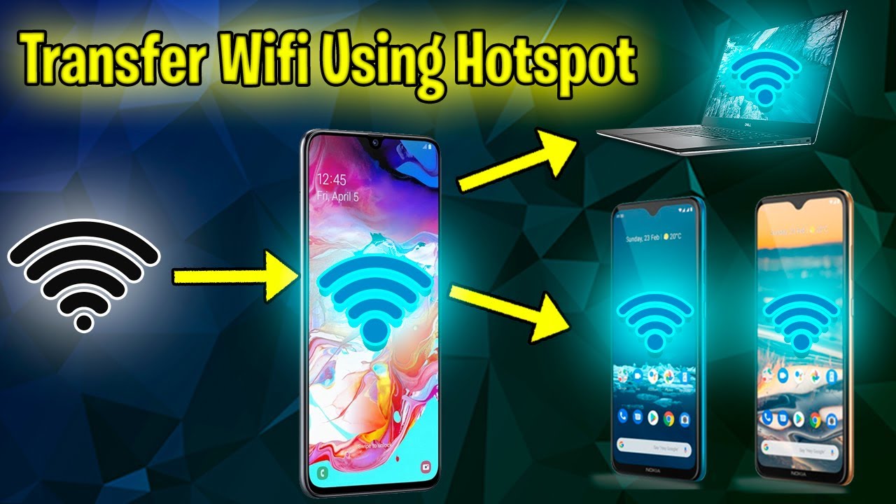 How To Share WIFI Phone To Phone Using Hotspot 2020 | Kashif TV - YouTube