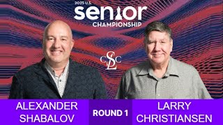 2025 U.S. Senior Chess Championship Highlights | GM Larry C Masterful Sicilian Kan screenshot 5