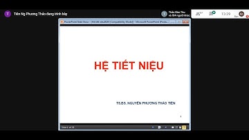 Mô Phôi Hệ Tiết Niệu