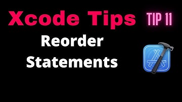 Xcode Tips and Tricks - Reorder statements with Keyboard shortcuts #ios #swift #xcode
