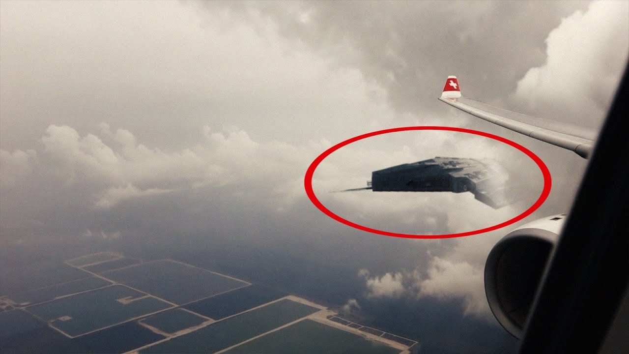 10 Ovnis que han sido grabados desde el Avión
