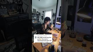 Would you buy my ‘junk’? 🥺💔 #goth #smallbusiness Profile