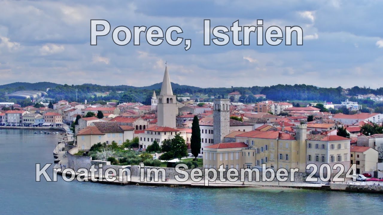 Porec, Halbinsel Istrien, Kroatien im September 2024