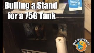 DIY 75 gallon fish tank stand build Music courtesy https://www.bensound.com/
