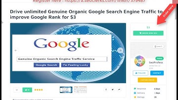Drive unlimited Genuine Organic Google Search Engine Traffic to improve Google R