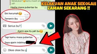 ANAK BOCAH SMP CHAT GURU NYA MINTA AH AH WIK WIK BEGINI REAKSINYA !! Prank Chat Whatsapp Seru