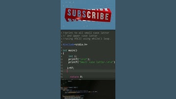 write a c program to print all upper case and lower case letter using ASCII code | shorts #harrybhai