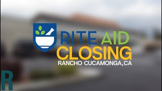 Rite Aid closing liquidation sale  (rancho Cucamonga, CA)