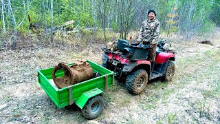 ПОВСЮДУ МЕТАЛЛ В ТАЙГЕ.НОВОЕ МЕСТО.НАШЛИ СТОЯНКУ ЛЕСПРОМХОЗА ВРЕМЁН СССР.