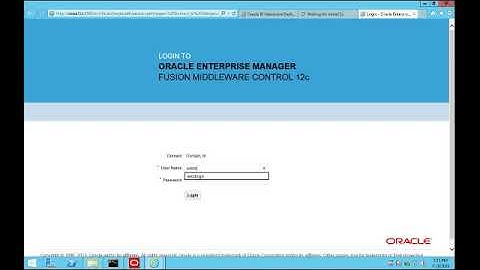 Installing OBIEE 12c on Windows 2012R2 part-2