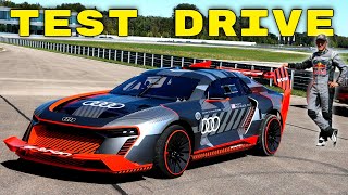 Audi S1 E Tron Quattro Hoonitron Test Drive