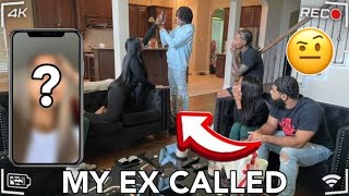 MY EX CALLED ME IN FRONT OF KIANNA PRANK!!! ?