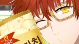 Mystic messenger - 707 sad edit - song sung by bts taehyung (V) and is called blue and grey screenshot 5