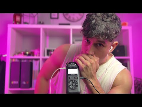 ASMR Tongue swirls for you to sleep (male wet mouth sounds and whispers)