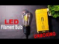 LED Filament Bulb for Photography 4W - UNBOXING &amp; REVIEW