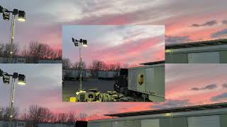 Sunset From Whitepepsi Studio. Ne Portland, Oregon