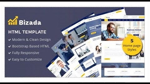 Bizada – Business Consulting HTML Template | Themeforest Templates