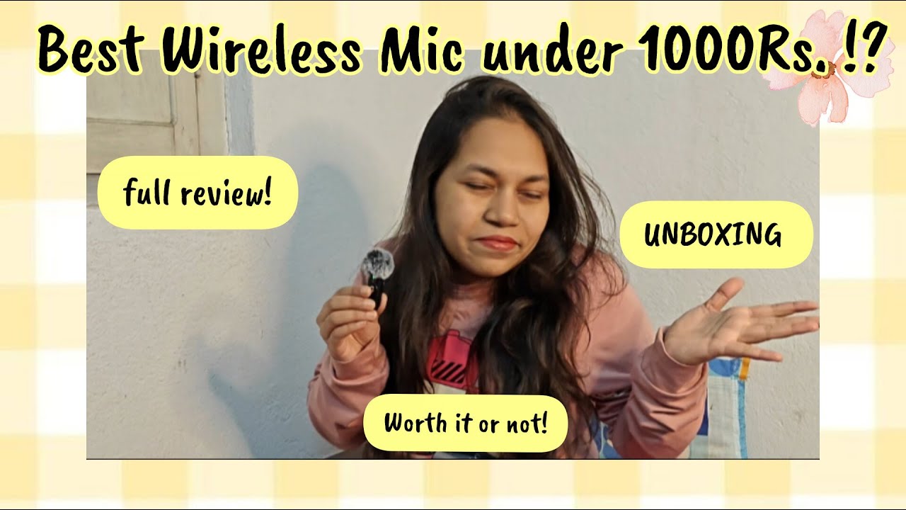 Best Wireless Mic Under ₹1000 🤓 | Grenaro Wireless Microphone Unboxing & Honest Review 🤯