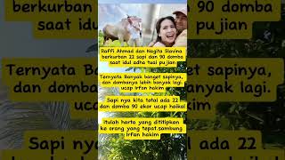 "GILA!Raffi Ahmad & Nagita Kurban 22 Sapi + 90 Domba Tahun Ini 😱 Sultan Andara Beneran!" #raffiahmad