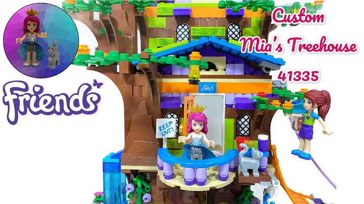 Mia's Treehouse Lego Friends 41335 MOC Walkthrough