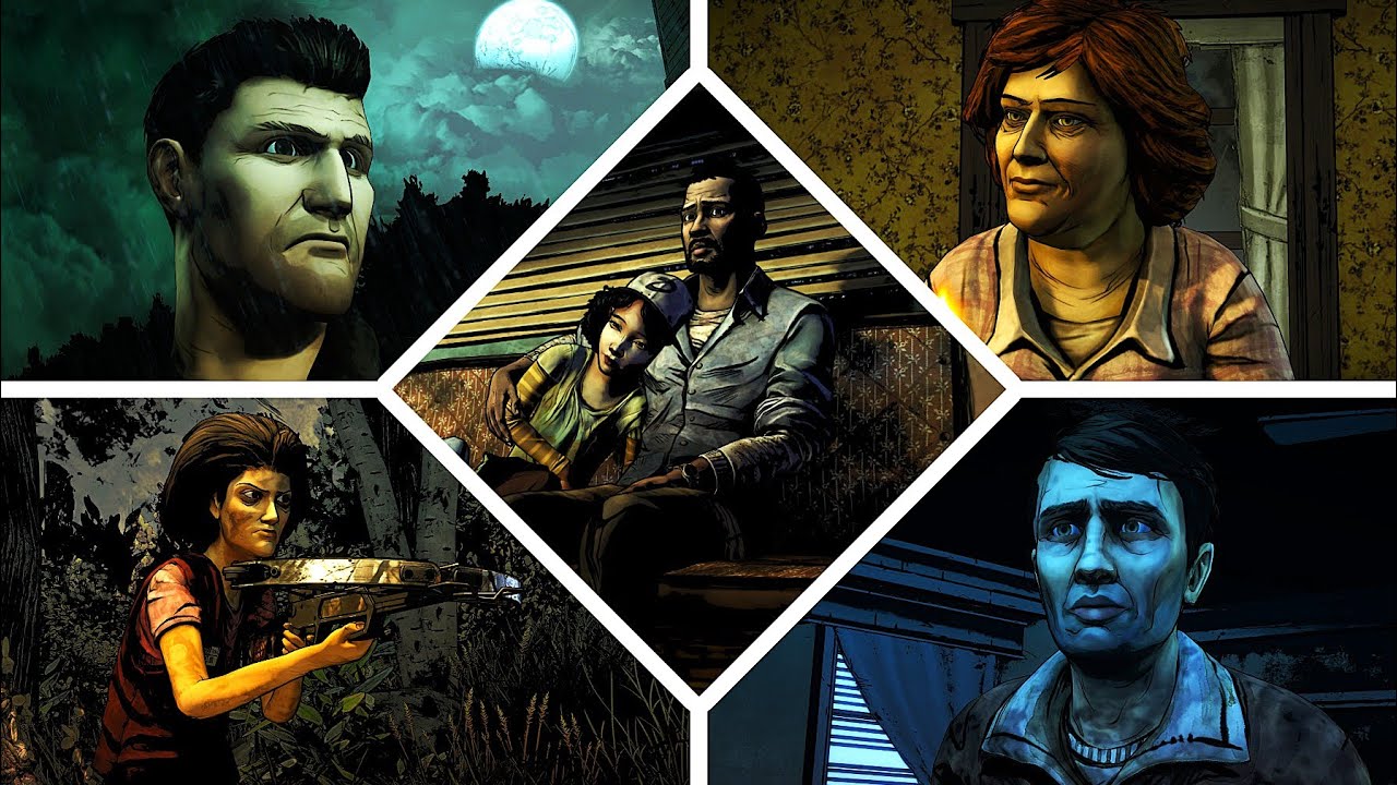 The Walking Dead: Season 1 :➤ ALL BOSSES / ALL VILLAIN FIGHTS & ENDING  [  4K60ᶠᵖˢ ]