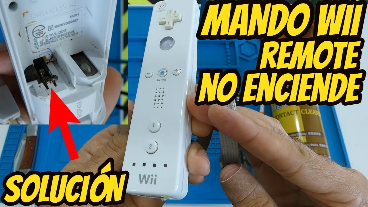 Mando Wii Remote No Enciende // Solución a Corrosión en Puerto de Baterías  