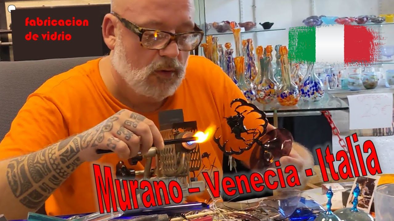 QUE VER Y HACER EN ITALIA - ASI FABRICAN EL VIDRIO EN MURANO - 🇮🇹 - SEPTIEMBRE 2021