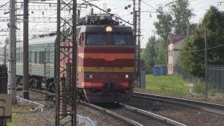 Электровоз ЧС2т-1024 с поездом №109  Санкт-Петербург — Астрахань
