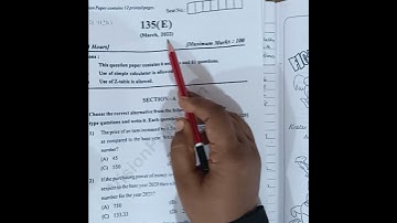 Statistics (135) Class 12th GSEB Blue Print for Exam preparation for March  2023