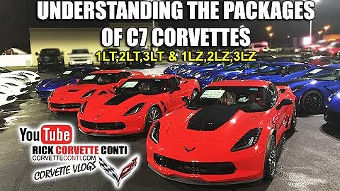 WHAT ARE DIFFERENCES in 1LT,2LT,3LT & 1LZ,2LZ,3LZ CORVETTE PACKAGES on C7