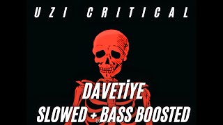 UZI & Critical - Davetiye (SLOWED - BASS BOOSTED + REVERB) Resimi