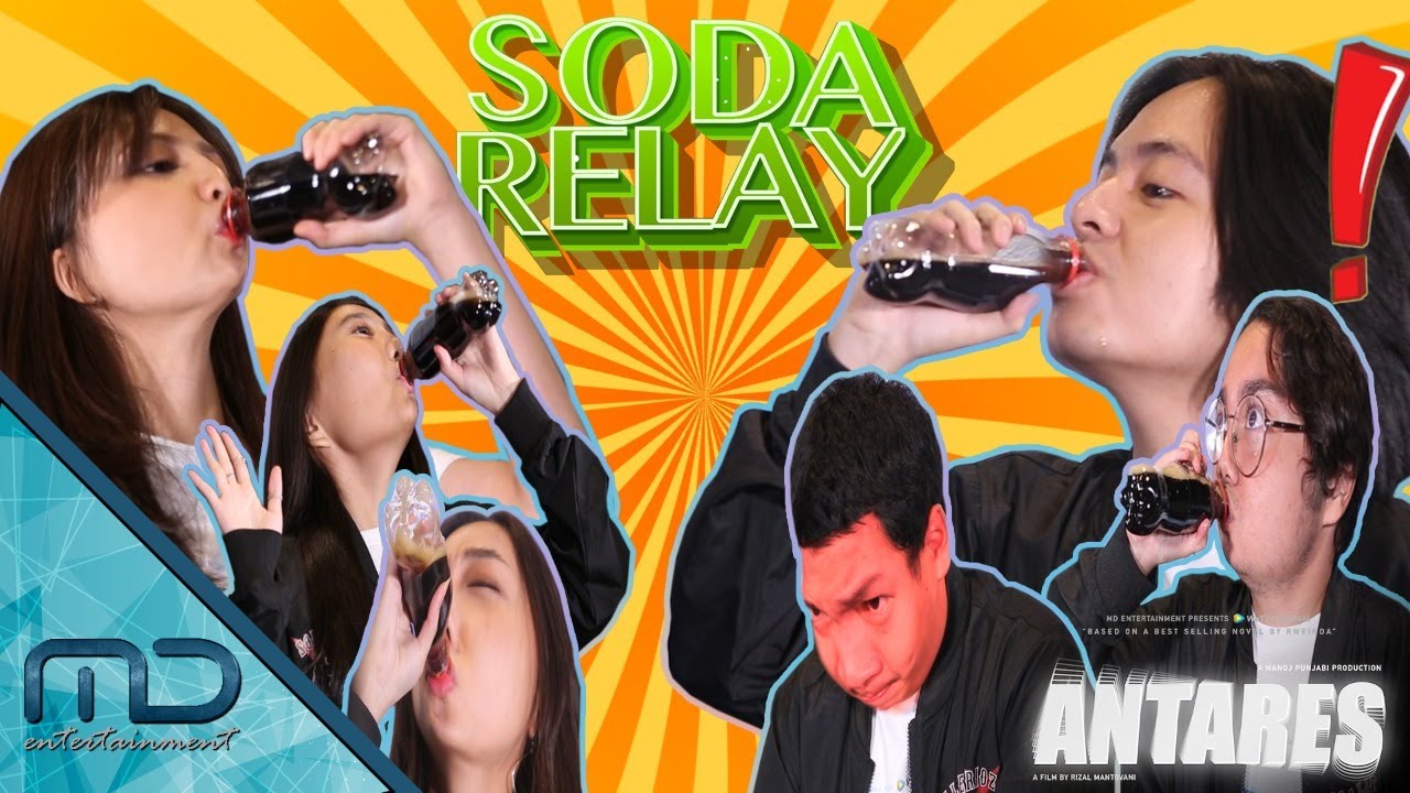 Antares - Angga Yunanda Nggak Bisa Siul di Challenge Soda Relay????