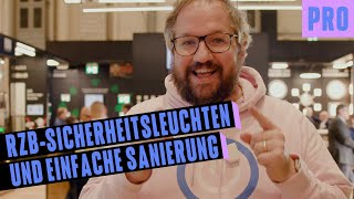 Vernetzte Sicherheitsleuchten, LINEDO 50 Lichtband und clevere Sanierungslösungen - RZB bei GET NORD