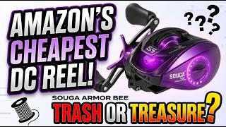 I Bought Amazon’s CHEAPEST DC Reel... Is It Trash? 🎣 (SOUGA Armor Bee Unboxing)